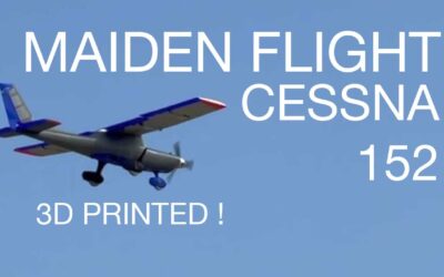 3D Printed Cessna 152 Maiden Flight